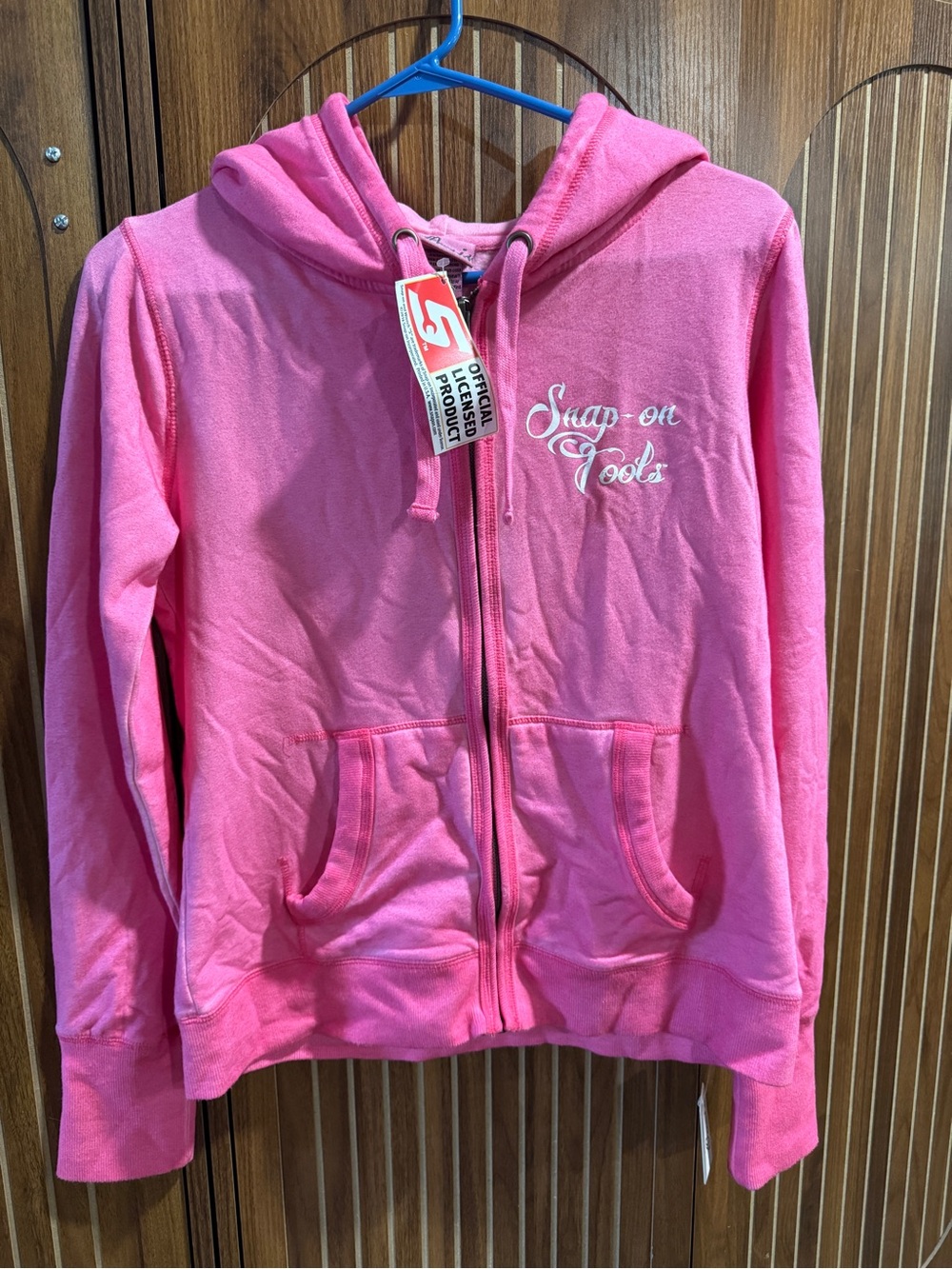 Snap-on Tools Women's Pink Zip-Up Hoodie